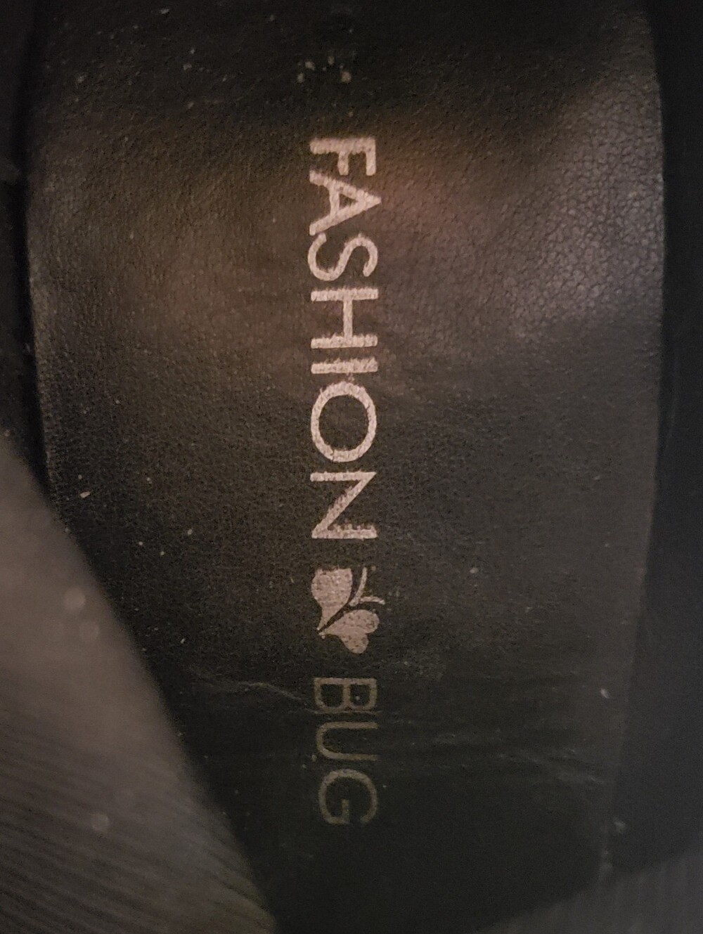 Fashion Bug Black Ruffle-Trim Ankle Booties Size 7.5 - Picture 6 of 7